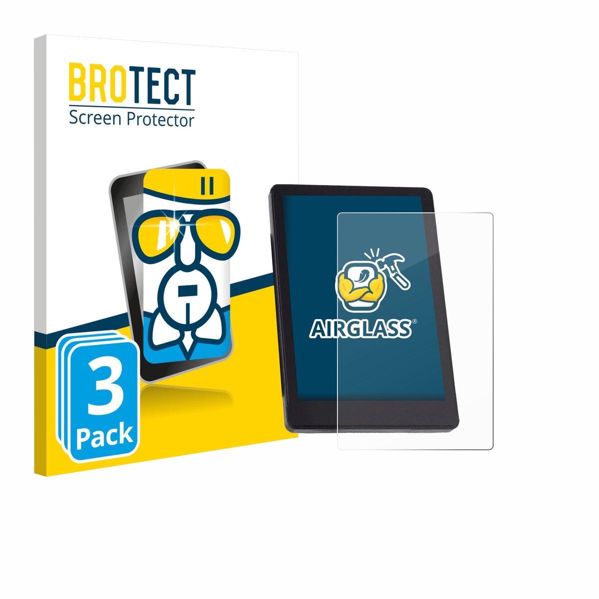 Screenprotector 3 Stuks voor BMZ DS103 Beschermglas transparant