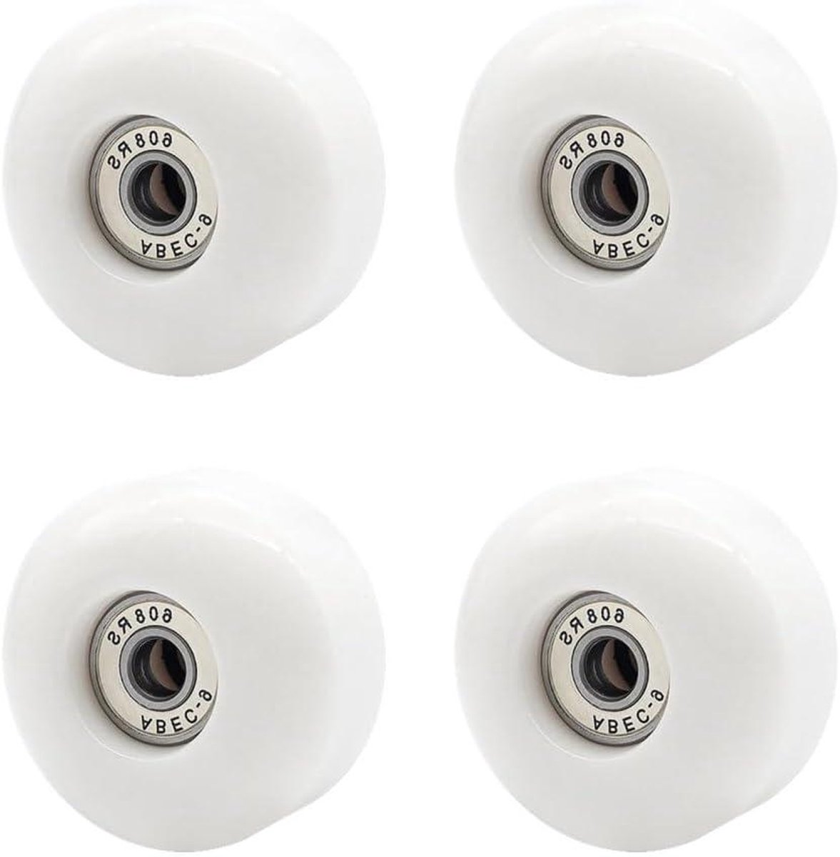 Allecto Skateboardwielen 52 mm 95a Cruisewielen Lagers U-vormige zwembaden Verkeersdrempels Kuilen Grind Wegen Betegelde wegen Geschikt voor Multi-terrain 4 stuks