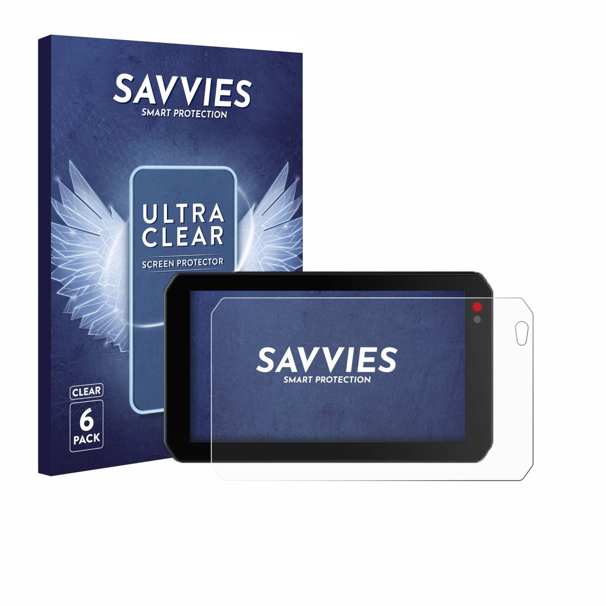 Savvies - Screenprotector voor Chigee AIO-5 Lite - Folie Beschermfolie transparant 6 Stuks