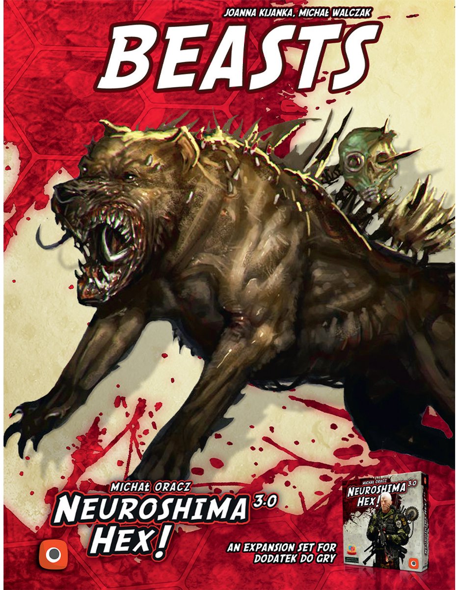 Neuroshima HEX 3.0 Beasts - Uitbreiding - Engels