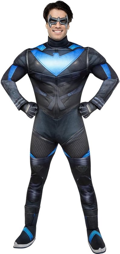 Nightwing Kostuum voor Mannen - Superheld Verkleedpak voor Kostuumfeesten en Halloween