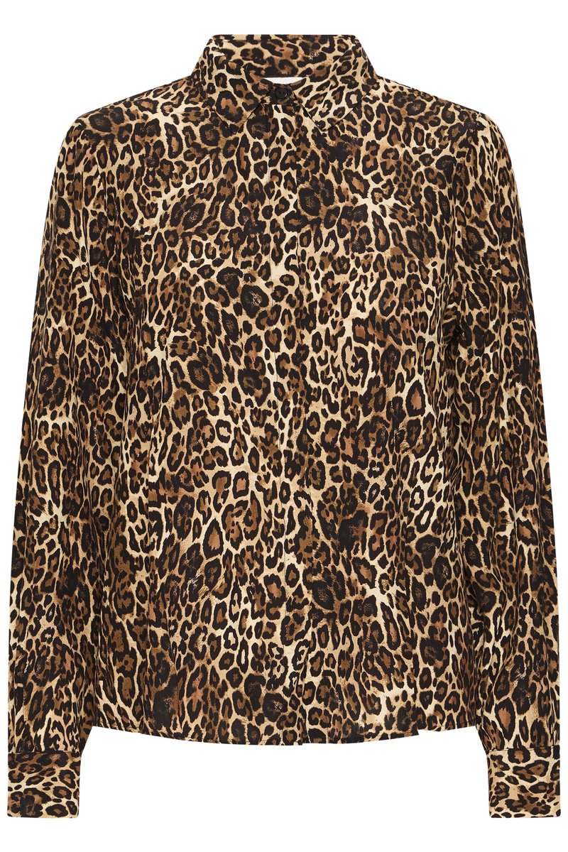 Ichi IHEZONA SH Dames Blouse - LEOPARD