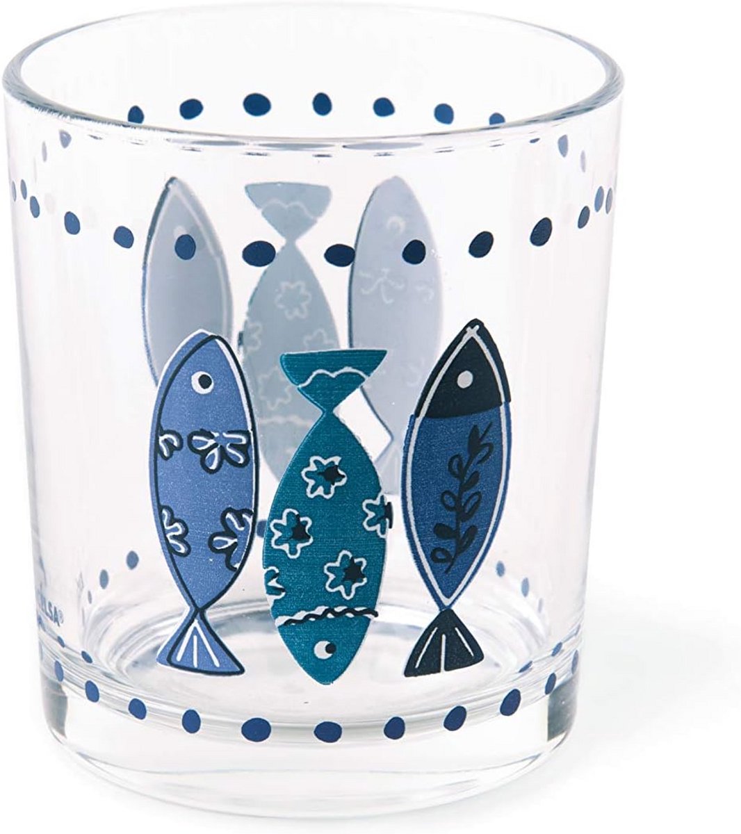 Set van 6 Glazen - Transparant Drinkgerei