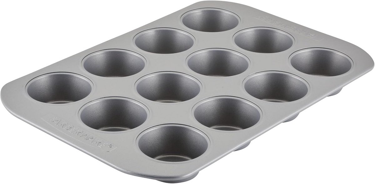 Muffinbakvorm 12 cups Antiaanbaklaag
