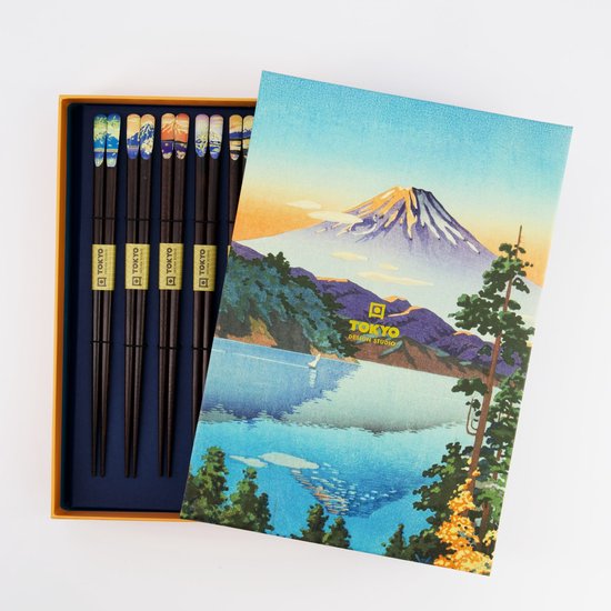 Chopstick Giftset/10 Fuji Mountain A51-K17C 1/36 Tokyo Design Studio