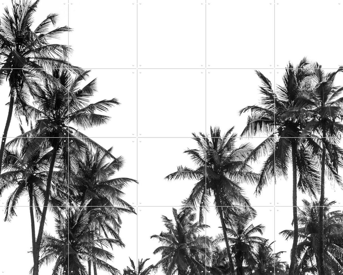 IXXI Palm Trees in Africa, Photolovers - 100 x 80 cm - Gratis ophangtool - Grote wanddecoratie en posters - Fotografie, Woonkamer, Slaapkamer