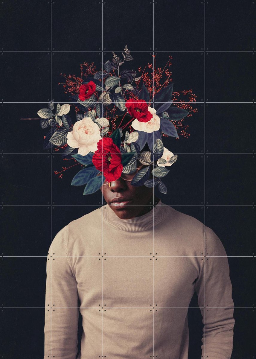 IXXI In the Small Hours of the Morning, Frank Moth - 100 x 140 cm - Gratis ophangtool - Grote wanddecoratie en posters Bloemen, Botanisch