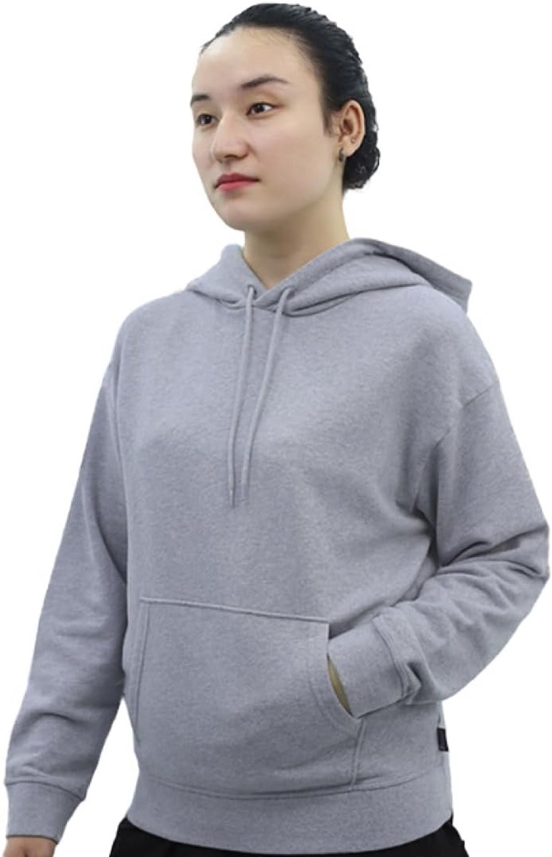 Dames Hoodie 100% Katoen French Terry - Normale Pasvorm, Zacht & Comfortabel