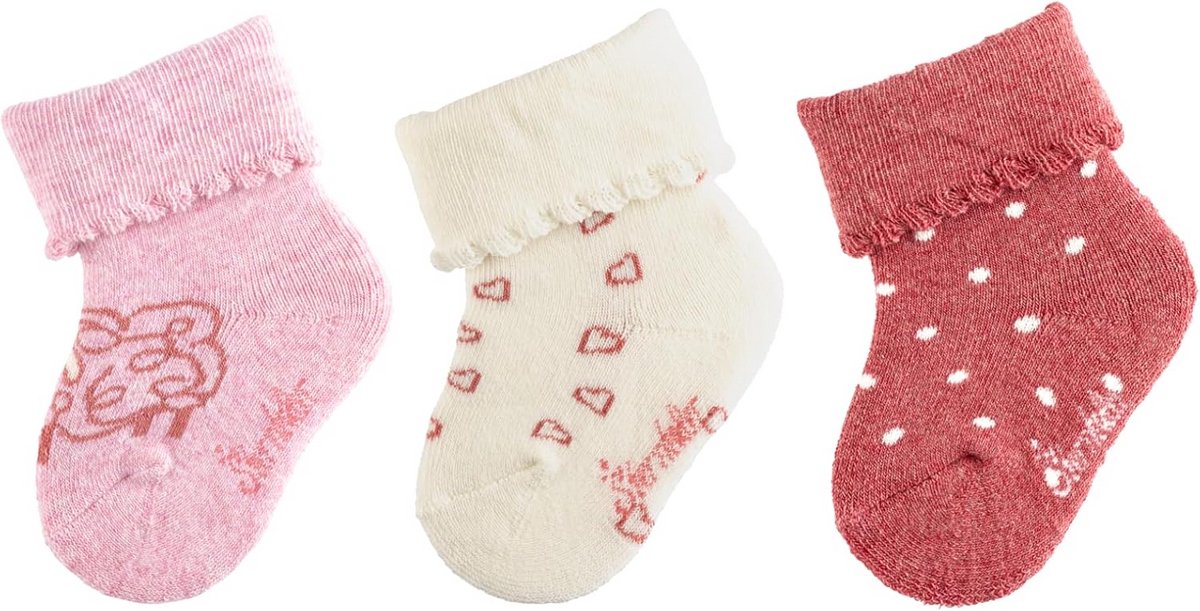 Babysokken 3 Paar Schattig Schapenmotief - Katoen