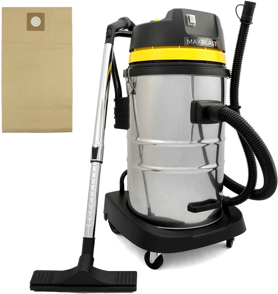 5X Stofzuigerzakken 60 Liter Universeel voor Grote Stofzuigers - Dubbele Filtratie