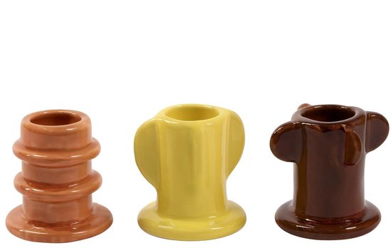 Serax Marie By Marie Michielssen Molly Candlestick Set Of 3 02