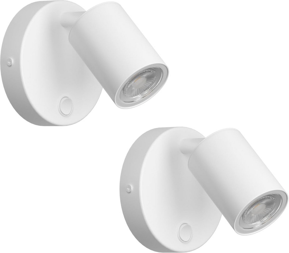 Draaibare Wandspots Binnen GU10 - Set van 2 - Aluminium - Modern