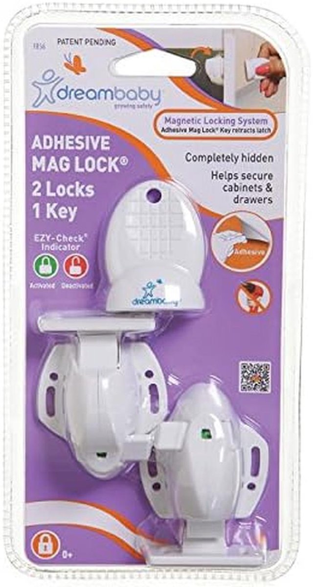 Zelfklevend Magneetslot voor Kinderbeveiliging - 2 Stuks met Sleutel