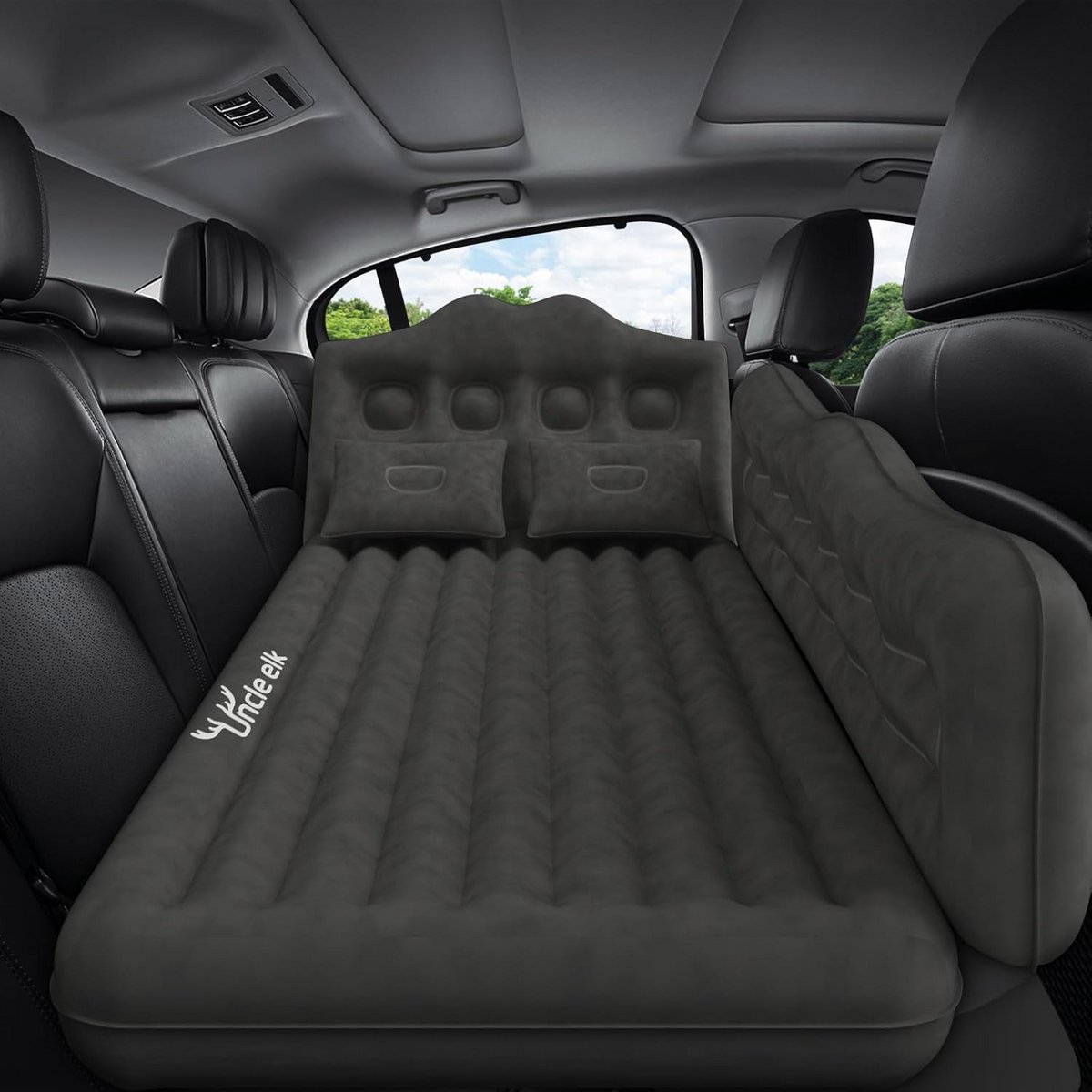 Universeel Opblaasbaar Auto Luchtmatras voor Achterbank – Camping Slaapkussen voor SUV, Sedan en Truck