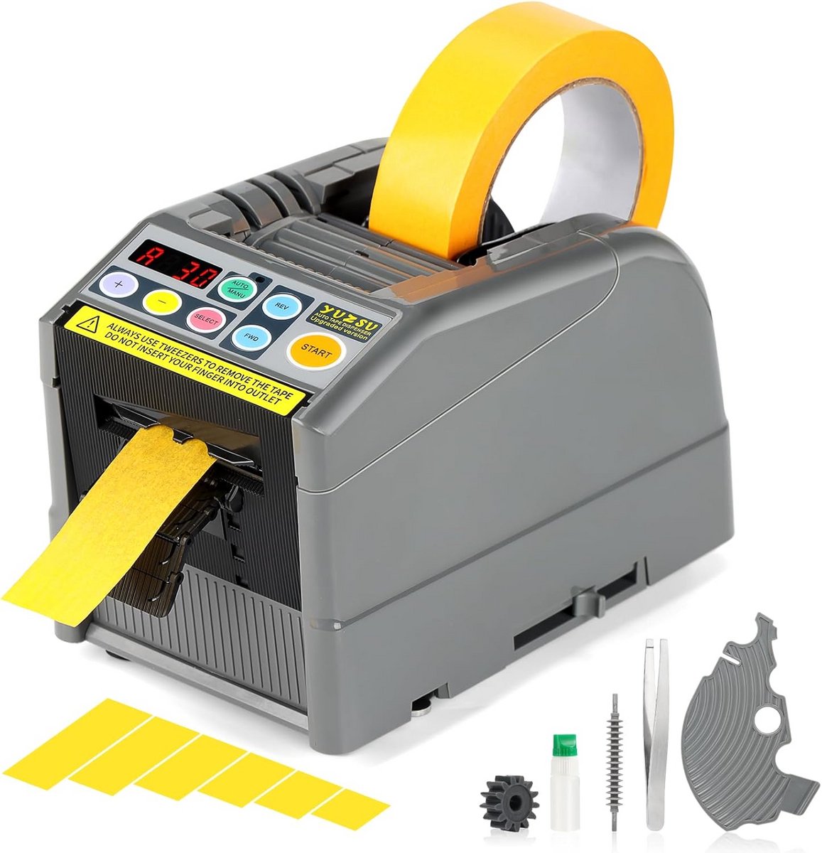 Automatische Tapedispenser met Instelbare Lengtes voor Zowel Breed als Smal Plakband
