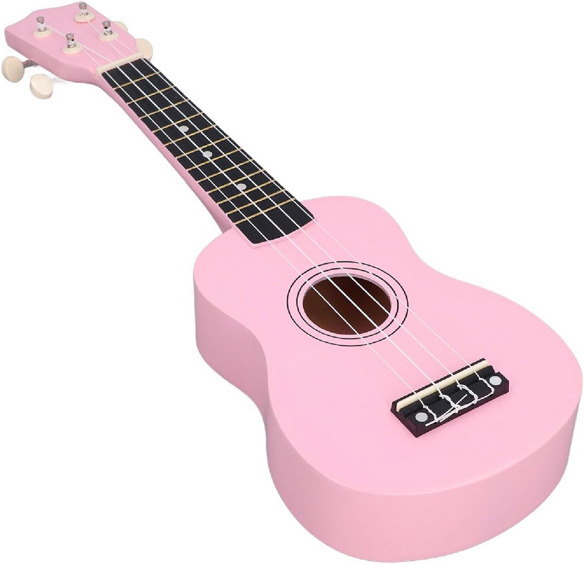 Houten 21 inch Kindgitaar voor Beginners - 4 Snaren Speelgoed Muziekinstrument