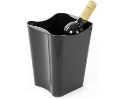 Ondoorzichtige Zwarte Acryl Bucket / Emmer - Stijlvolle Opslag