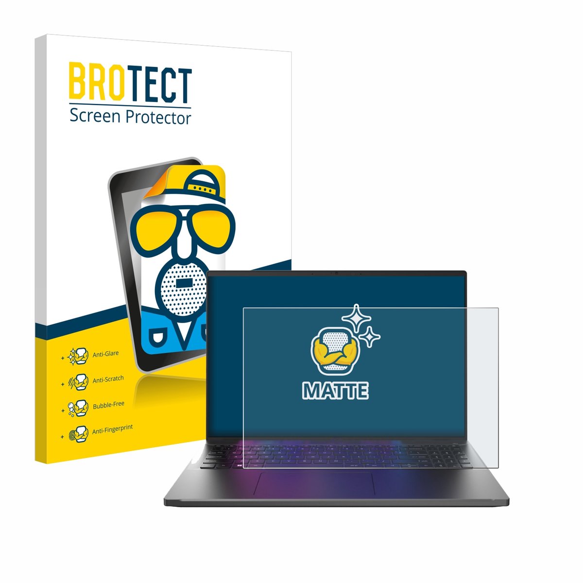 BROTECT - Screenprotector voor Acer Swift Go 16 - Folie Beschermfolie matte