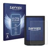 Savvies - Protecteur d'écran pour PocketBook Verse Pro Color - Film de protection en aluminium transparent (6 pièces)