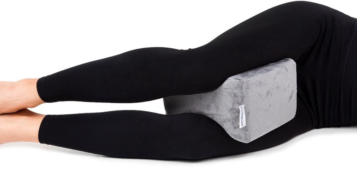 Kniestützkissen - Ergonomisch Memory-Foam Kussen - Ondersteuning voor Heupen en Rug - Wasbare Hoes - Comfortabel en Lichtgewicht