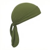 Bandana – groene mesh sport bandana – ademende unisex hoofddoek – lichtgewicht biker bandana – ideaal voor sport, motor & zomer