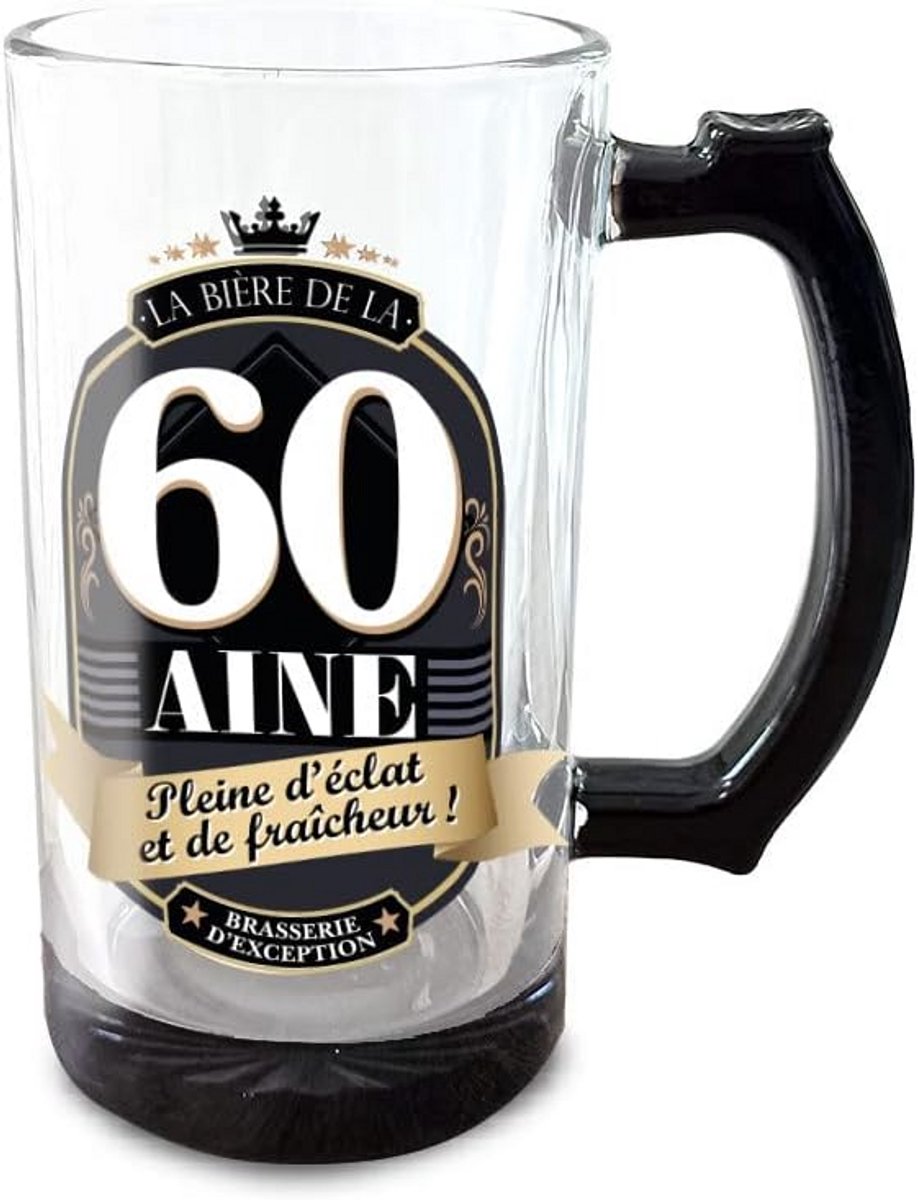Luxe Bierglas Brasserie Prestige - Groot 50cl Glas voor Jubileum en Verjaardag