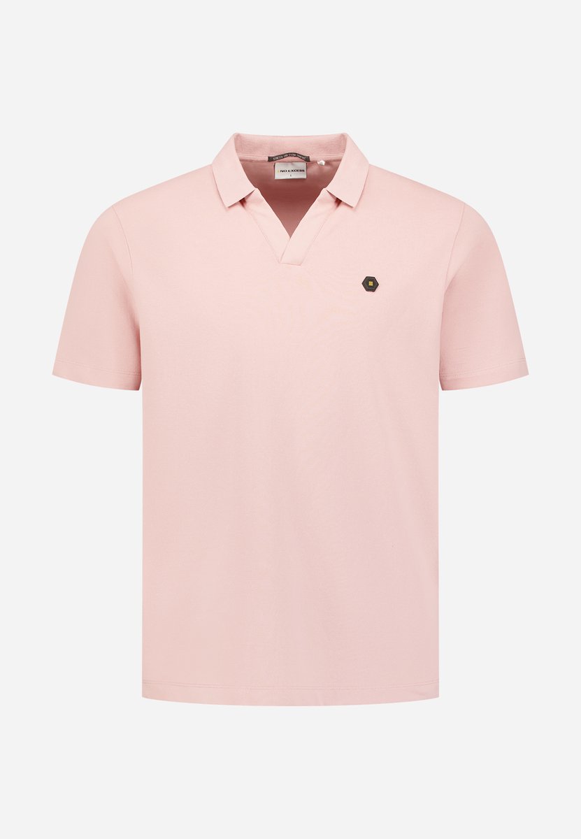 Basis polo met V-hals