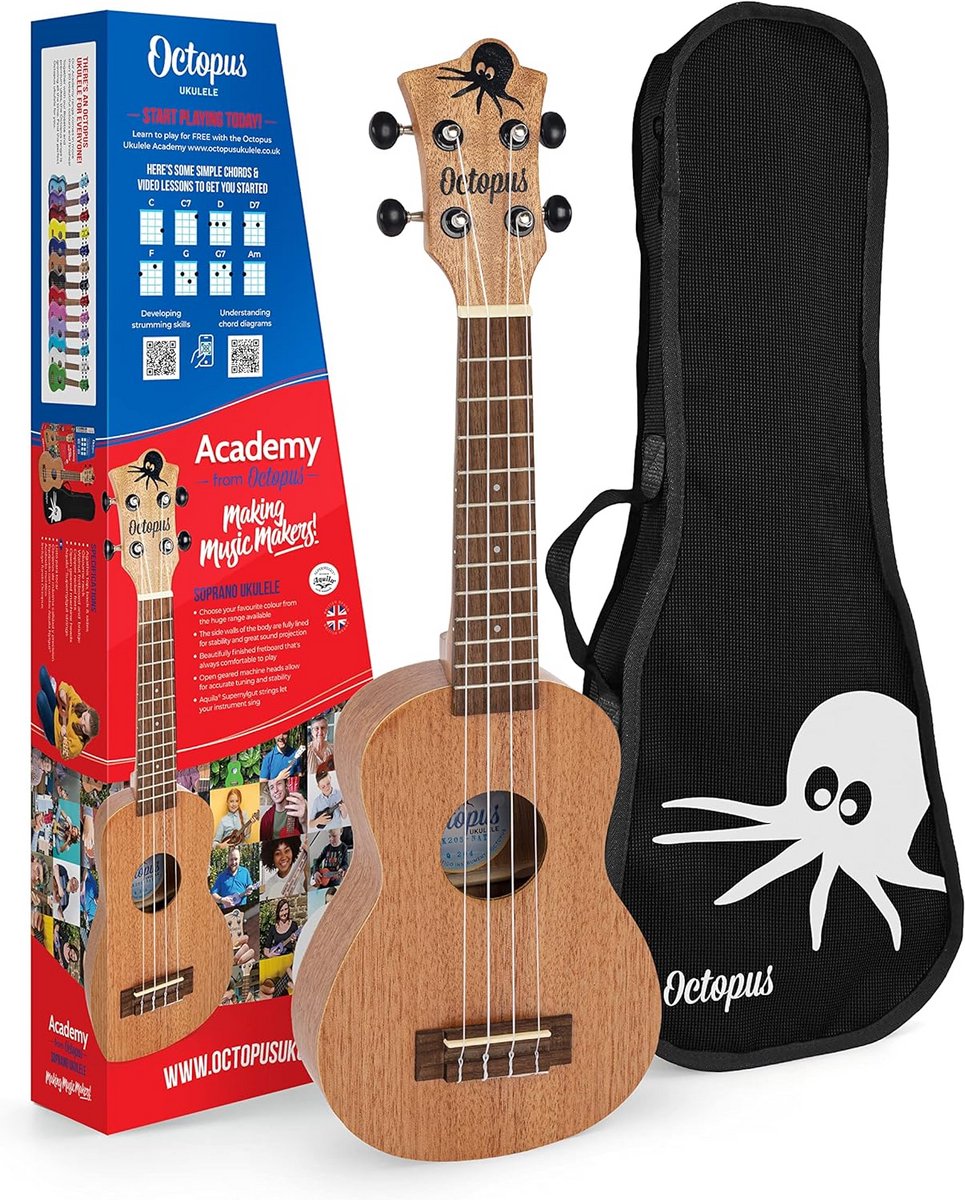 Sopraan Ukelele Natuurlijke Afwerking voor Beginners en Gevorderden