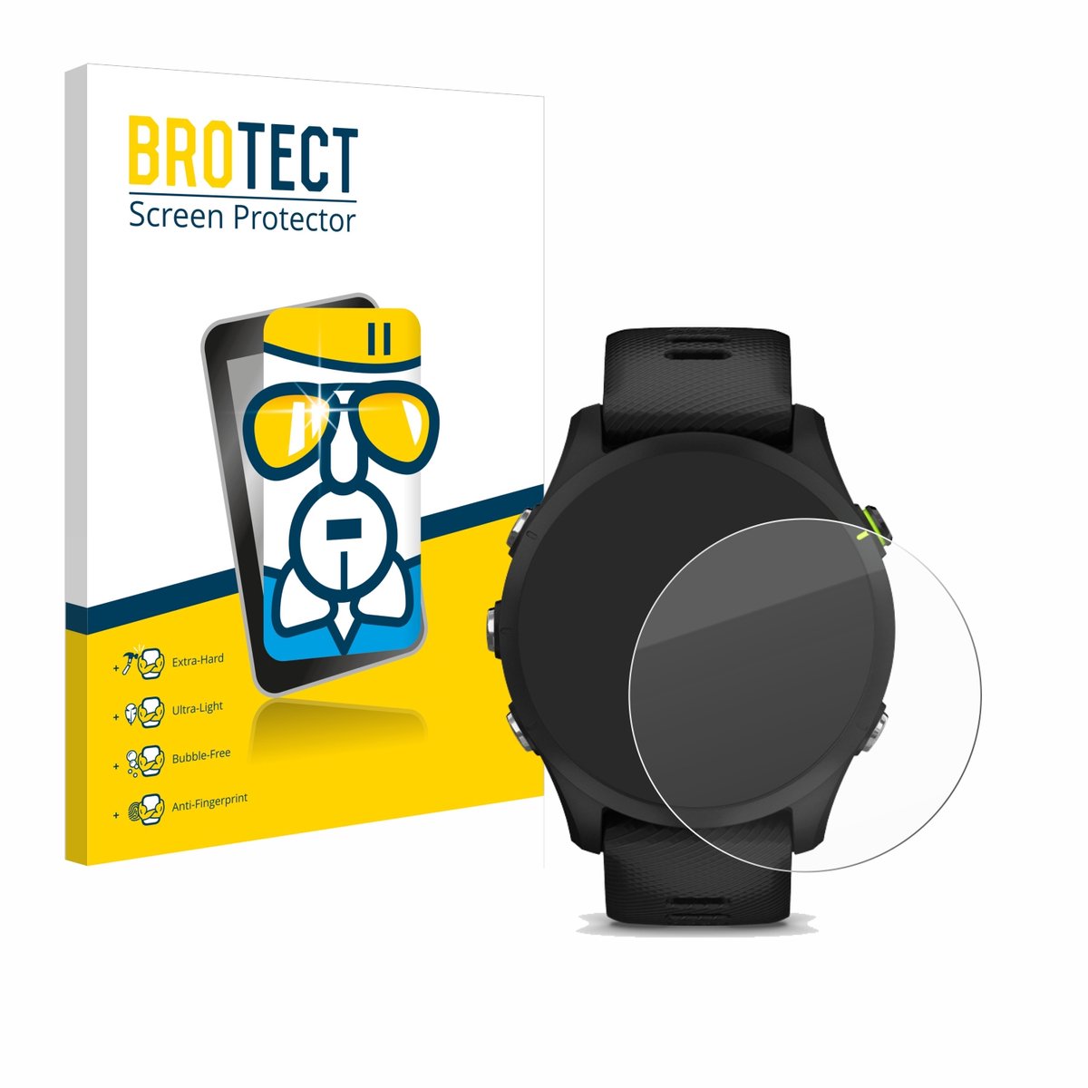 Screenprotector voor Garmin Forerunner 255 / 255 Music Beschermglas transparant