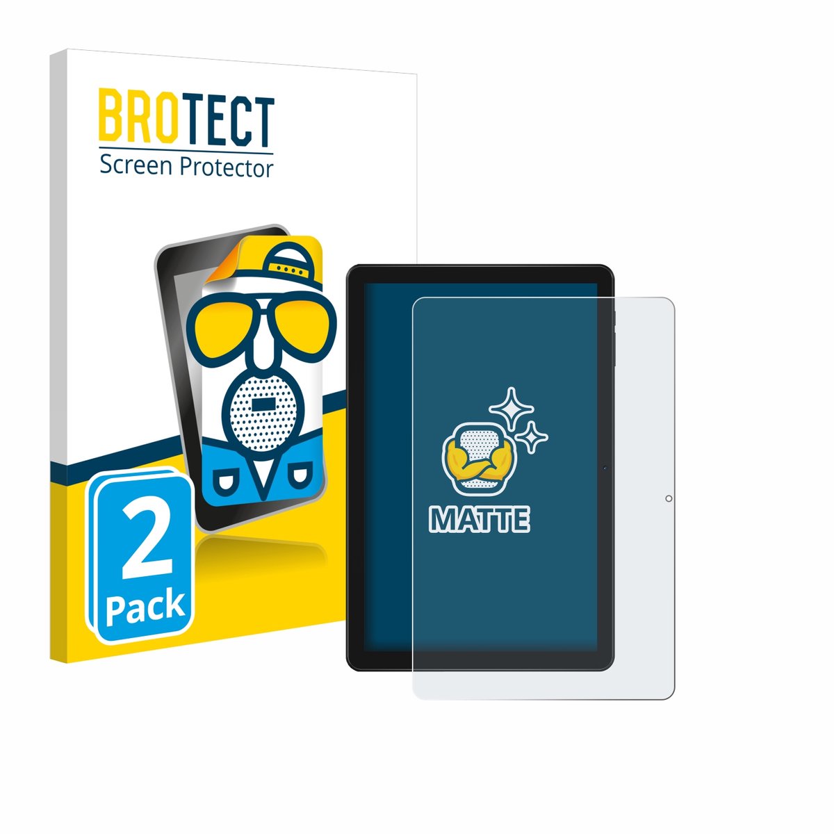 BROTECT - Screenprotector voor Doogee T10W - Folie Beschermfolie matte 2 Stuks