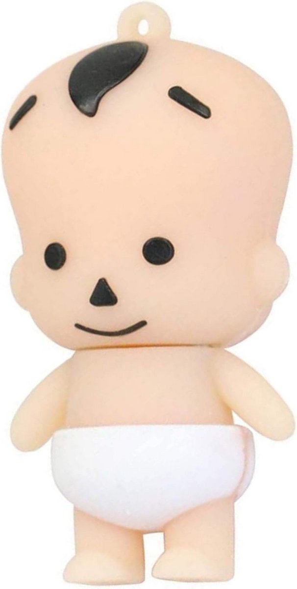 USB Stick 16GB in Luiervorm Cadeau voor Babygeboren - Origineel Cadeautje Opslag