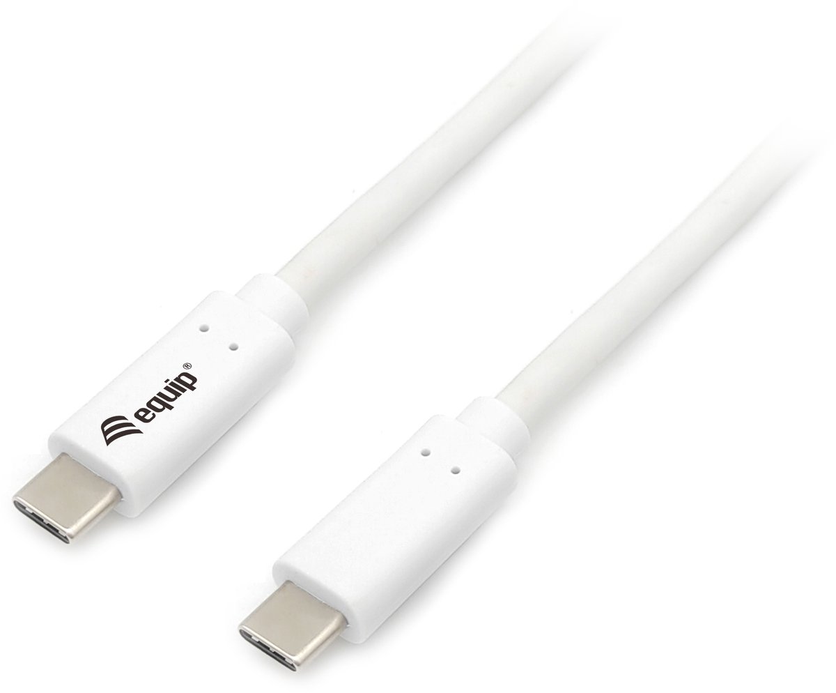 Equip 128365 USB-kabel USB 3.2 Gen 1 (3.1 Gen 1) 0,5 m USB C Wit