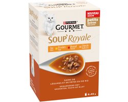 Gourmet Kattenvoer Nat Soup Royale Rund - 6x45 gr