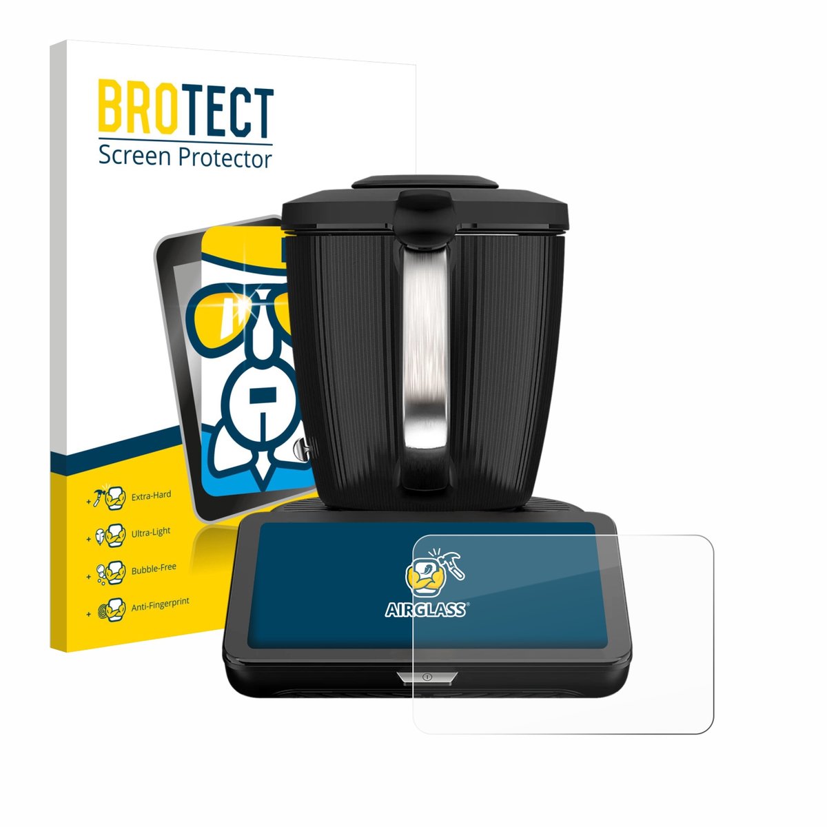 Screenprotector voor Vorwerk Thermomix TM7 Beschermglas transparant