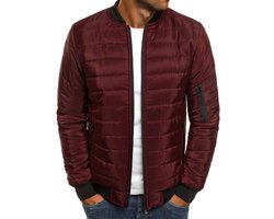 Lichtgewicht Heren Bomberjack Casual Vintage Scooter Jas Effen Kleur Modetrend