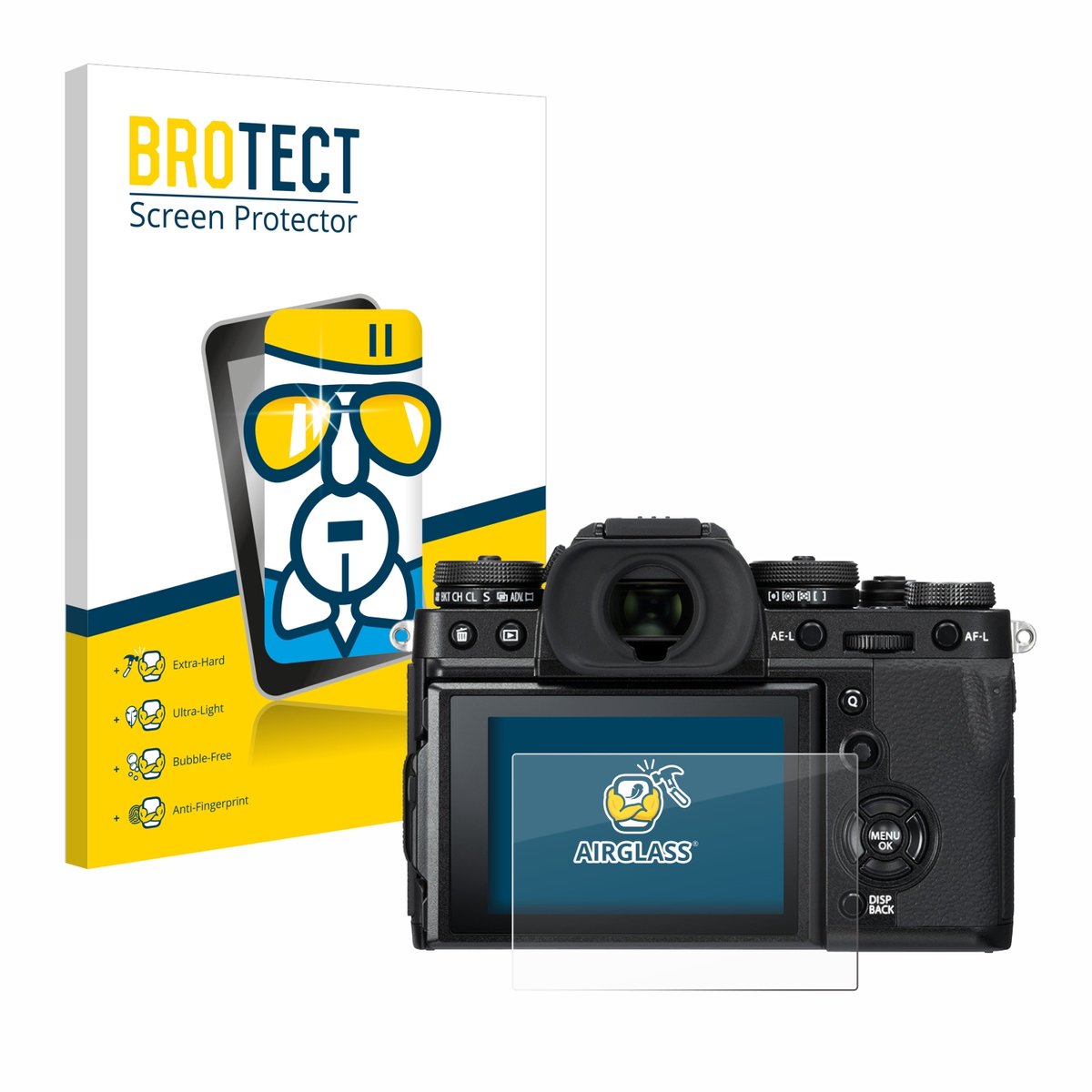Screenprotector voor Fujifilm X-T3 Beschermglas transparant