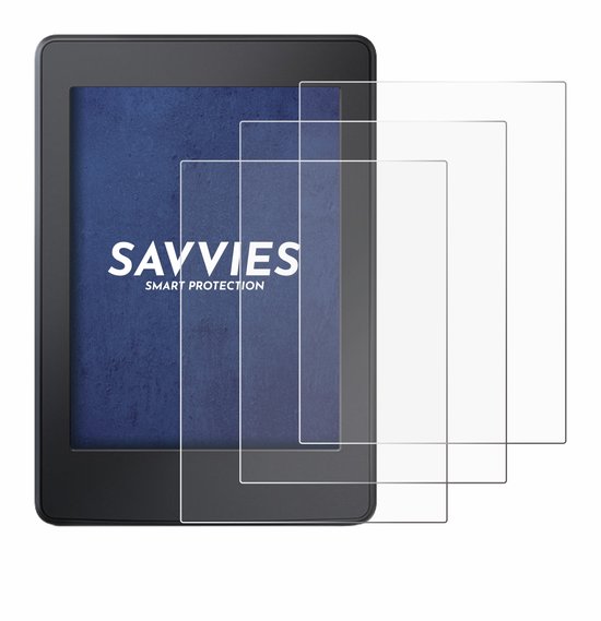 Savvies - Screenprotector voor Amazon Kindle Paperwhite 2015 (7. Gen.) - Folie Beschermfolie transparant (6 Stuks) van Savvies — afbeelding 5