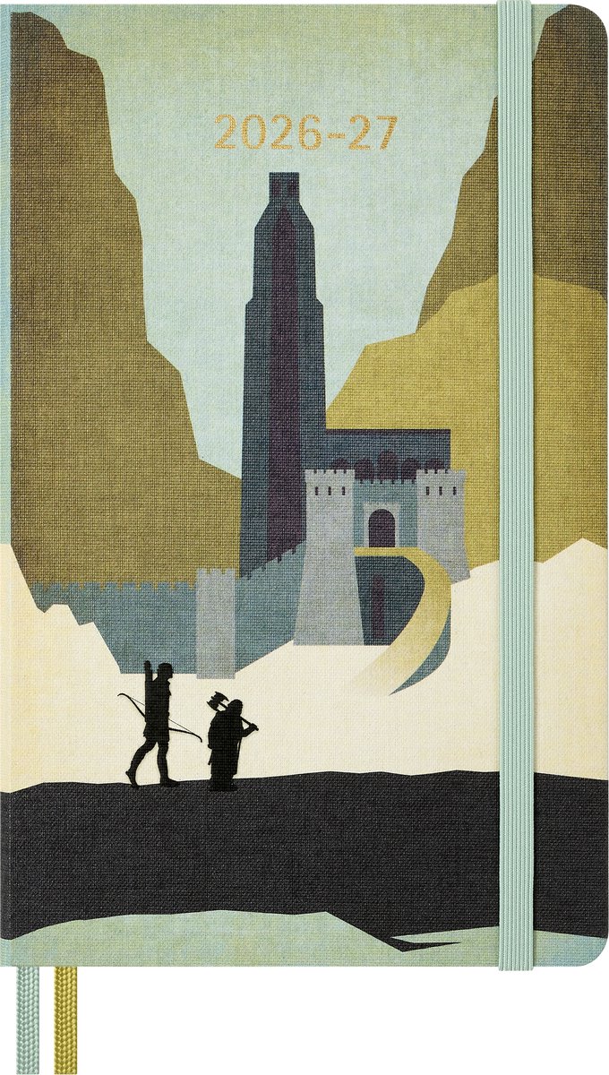 Moleskine 18 Maanden Agenda - 2026/27 - Lord of the Rings - Wekelijks - Large - Legolas & Gimli