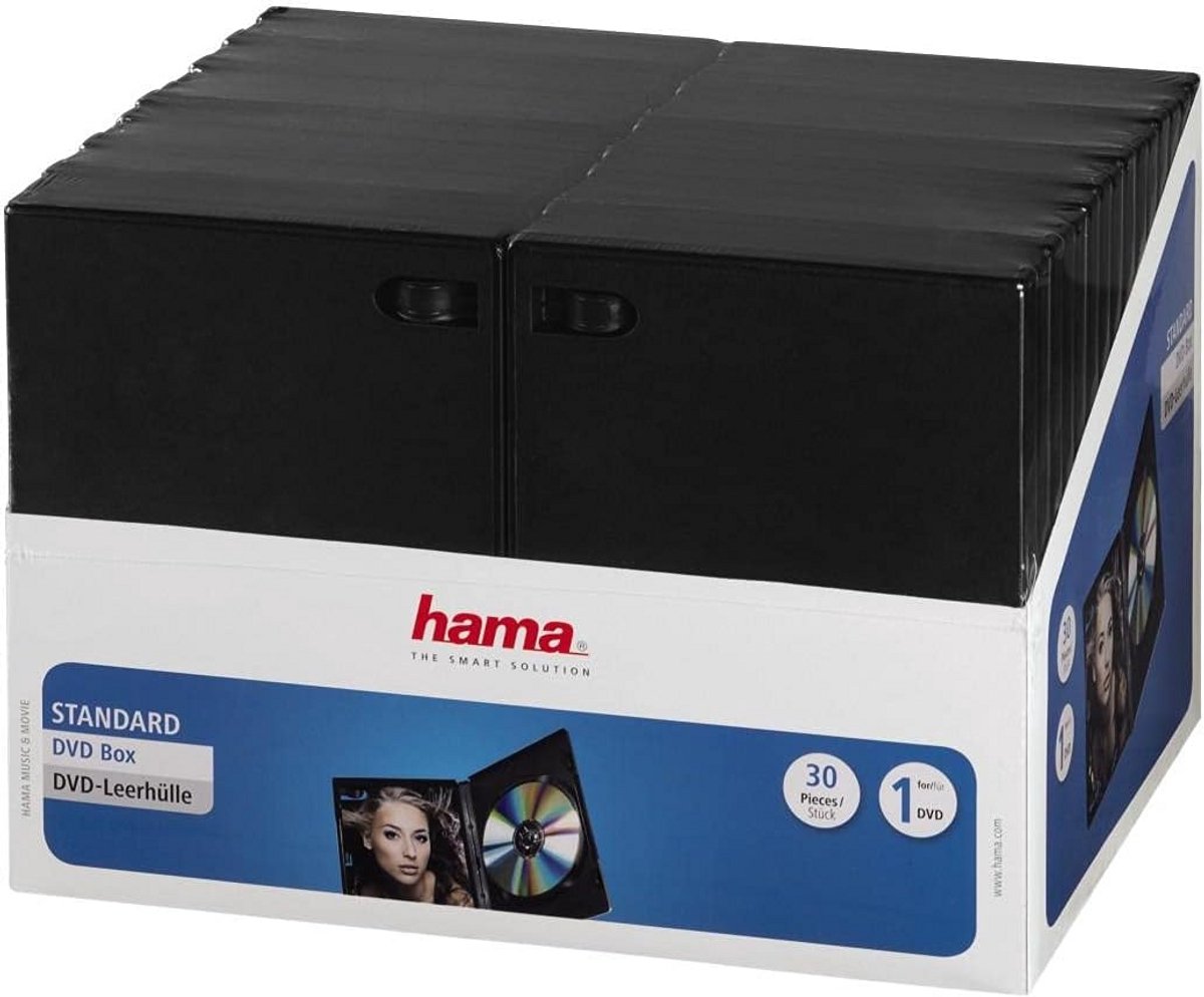 Set van 30 Zwarte DVD Opslaghoezen voor CD's en Blu-rays met Insteekhoes