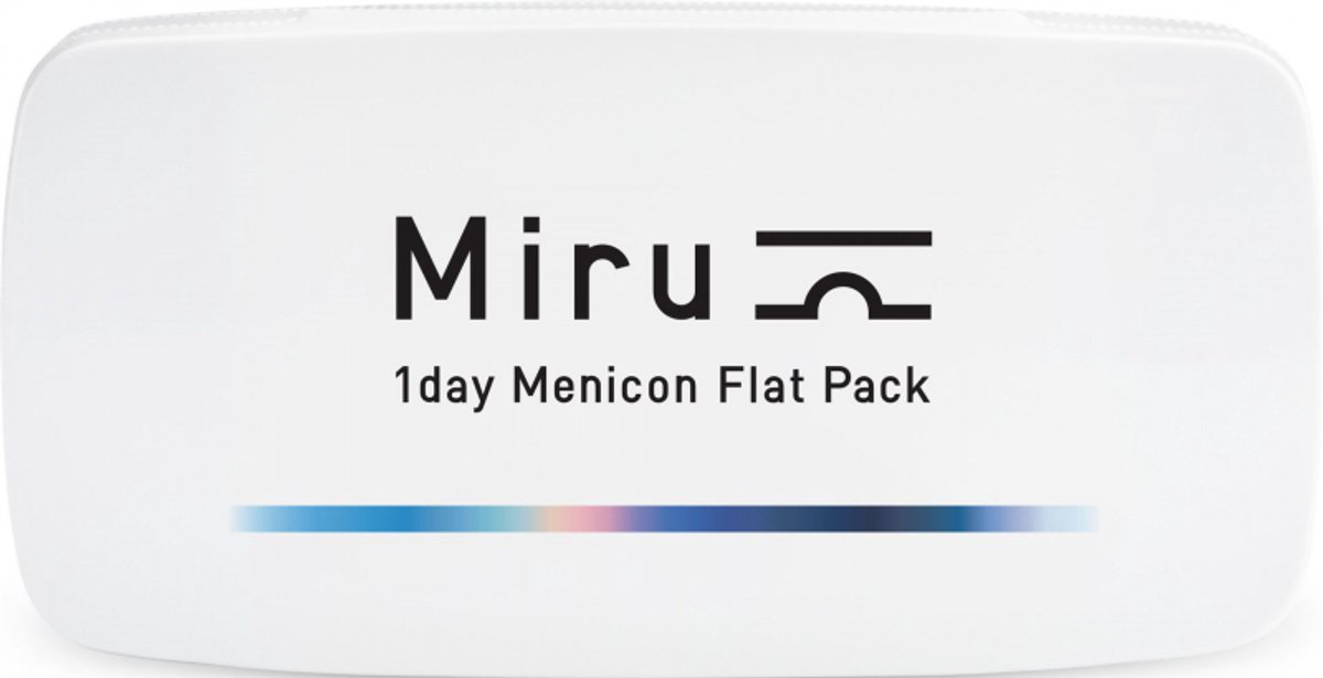 Miru 1day Flat Pack - S +1,00 - daglens - 30-pack - BC 8.60 / DIA 14.2