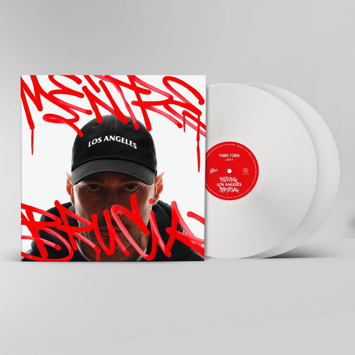 Italiaanse Rap Muziek op Wit Vinyl - Zeldzame Editie