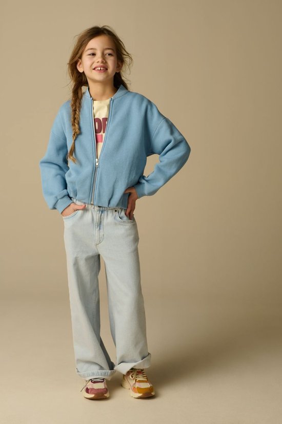 Lichtblauwe Wide Leg Jeans