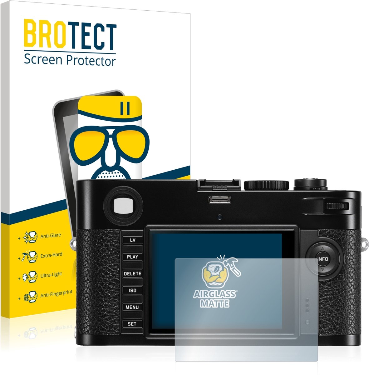 BROTECT - Screenprotector voor Leica M (Typ 240) - Folie Beschermfolie Beschermglas matte