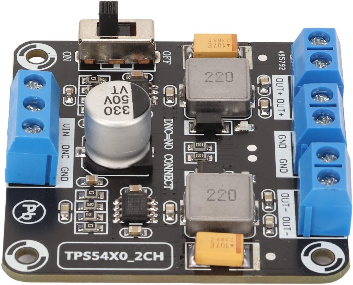 Dual Output DC-DC Spanningsmodule - Positief & Negatief - Laagfrequentie - 5V tot 40V In