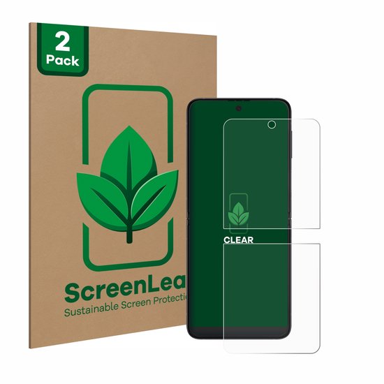 ScreenLeaf - Protecteur d'écran pour Samsung Galaxy Z Flip 3 5G - Film de protection d'écran durable Film de protection transparent (2 pièces)