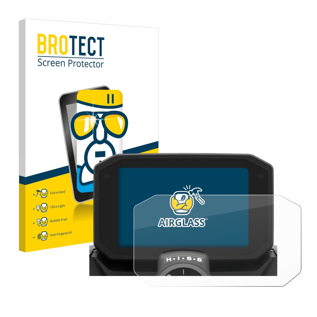 Screenprotector voor Honda Hornet CB 750 2024 Beschermglas transparant