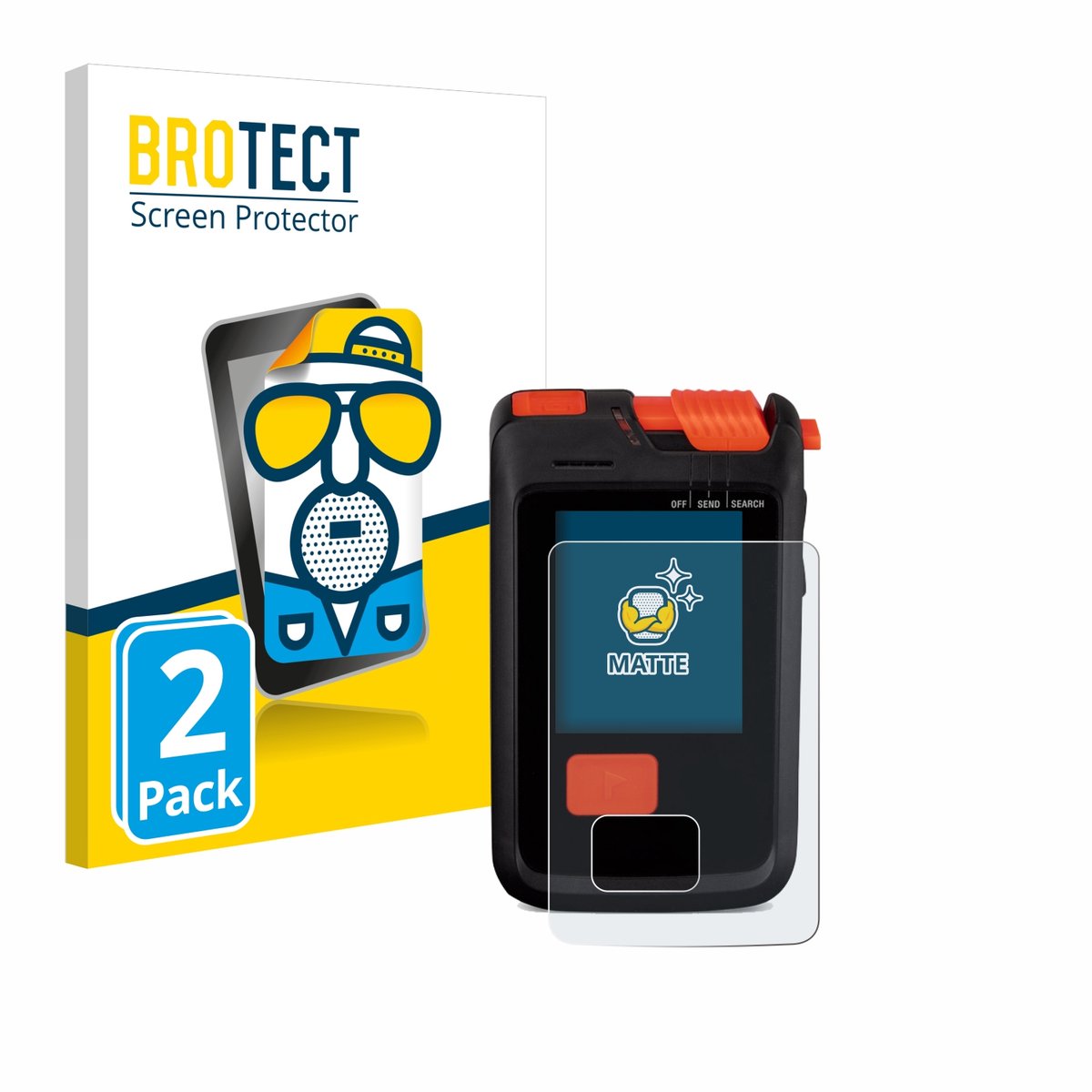 BROTECT - Screenprotector voor Mammut Barryvox S2 - Folie Beschermfolie matte 2 Stuks