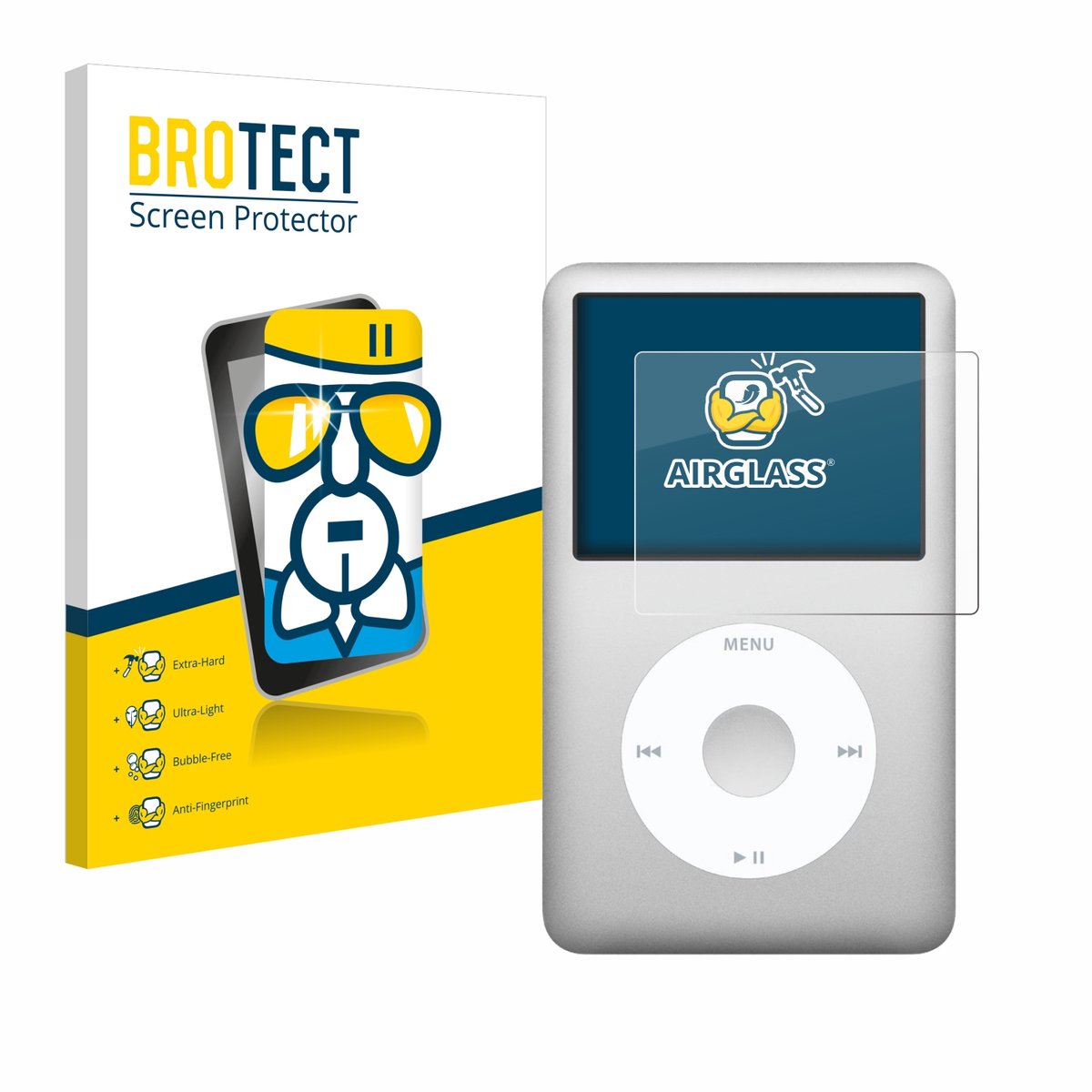 Screenprotector voor iPod classic Gen 5-7 Beschermglas transparant