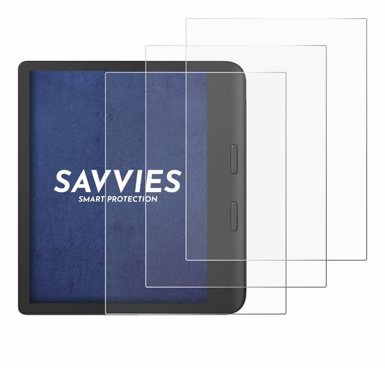 Savvies - Screenprotector voor Tolino Vision Color 2024 - Folie Beschermfolie transparant (6 Stuks) van Savvies — afbeelding 4