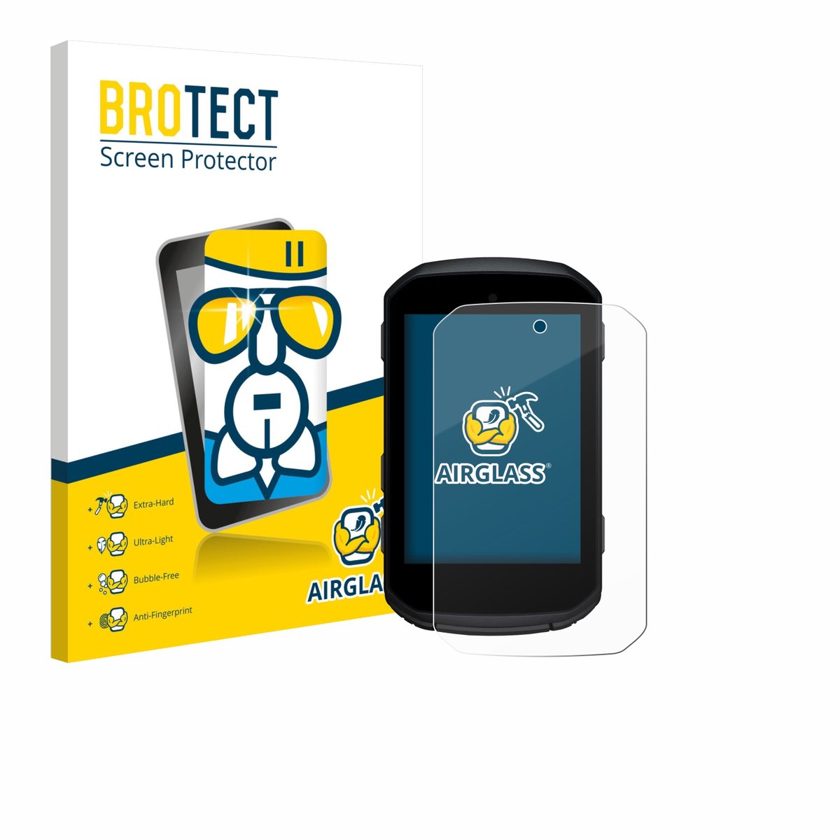 Screenprotector voor Garmin Edge 850 Beschermglas transparant